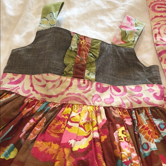 Sweet Honey multi fabric tunic top - Picture 2 of 4